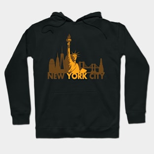 New York skyline Hoodie